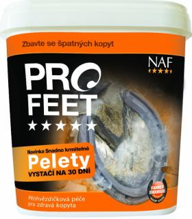 NAF - Pro Feet pellets pro zdravá kopyta s biotinem (kyblík 3 kg)