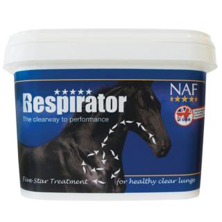 NAF - Respirator powder (prášek), kyblík 1 kg (pomoc při potížích s dýcháním)