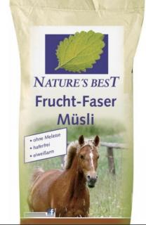 Nature's Best - Frucht Faser Müsli 15 kg,  (müsli pro koně s kousky ovoce)