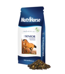 Nutri Horse - Senior 15 kg (müsli bez ovsa s antioxidanty proti stárnutí)