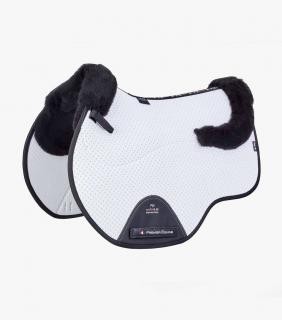 Premier Equine - Podsedlová dečka Close Contact Airtechnology Nárazuvzdorná vlněná - GP /Jump Square (3006WHT)