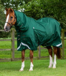 Premier Equine - Výběhová deka s pevným krkem Buster Storm Combo (220g) (215850GRE)