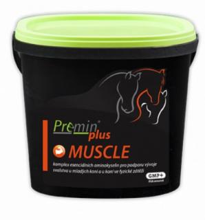 Premin® plus MUSCLE 5 kg (Komplex esenciálních aminokyselin pro podporu vývoje svalstva u mladých koní a u koní ve fyzické zátěži)
