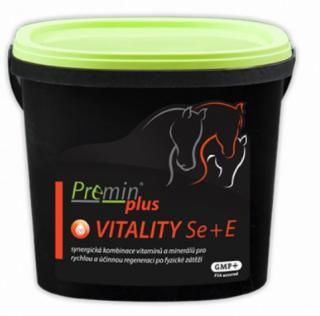 Premin® plus VITALITY Se + E 1 kg (Synergická kombinace vitamínů a minerálů pro rychlou a účinnou regeneraci po fyzické zátěži)