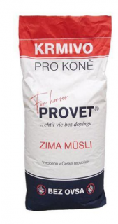 PROVET - Zima müsli (Pro koně a pony v klidovém režimu a lehké zátěži)
