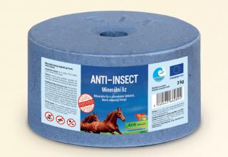 S.I.N. Hellas - Anti Insect, minerální liz, Balení 3 kg (s přírodními látkami, které odpuzují hmyz)