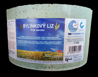 S.I.N. Hellas - Bylinkový liz, Balení 3 kg (proti červům)