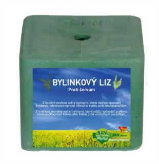 S.I.N. Hellas - Minerální liz s bylinkami proti červům z mořské soli Krauterblock (Balení 10kg)