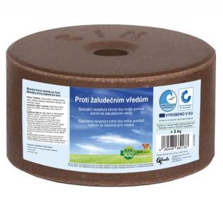 S.I.N. Hellas - Minerální liz z mořské soli proti žaludečním vředům koní (Balení 3 kg)