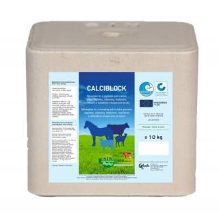 S.I.N. Hellas - Minerální liz z mořské soli s extra porcí vápníku, vitamíny, fosforem, hořčíkem Calciblok (Balení 10kg)
