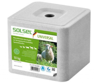 SOLSEL - Solný liz Universal bez mědi 5 kg (Pro koně, ovce, kozy a dobytek)
