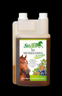 Stiefel - Tekutý bylinný extrakt Na hubnutí (metabolismus), (Láhev s dávkovačem, 1 l) (pro koně s nadváhou )