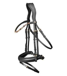 Waldhausen - X-Line Uzdečka Bridle Goldheart (9576401)
