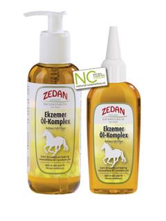 Zedan - Tišící olej na kůži, Ekzemer Öl-Komplex, lahvička s dávkovačem 250ml (pro koně s letní vyrážkou)
