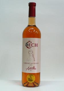 Cabernet Sauvignon rosé 2021 ,vinařství Čech (Pozdní sběr , polosuché)