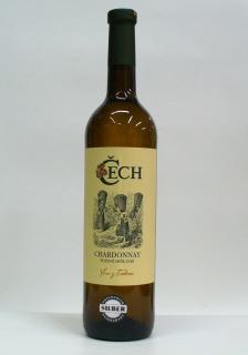 Chardonnay 2021 ,vinařství Čech (Výběr z hroznů , polosuché)