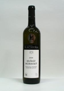 Muškát moravský 2021  ,vinařství Kachyňa (Jakostní víno , polosuché)