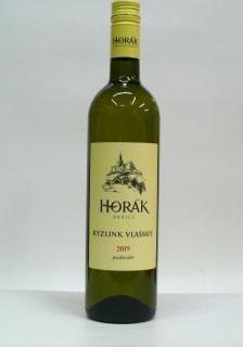 Ryzlink Vlašský 2020 ,vinařství Horák (Pozdní sběr , suché)