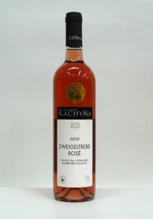 Zweigeltrebe rosé 2021 ,vinařství Kachyňa (Pozdní sběr , polosuché)