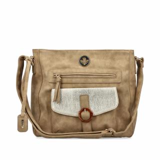 Dámská kabelka H1362-62 Rieker hnědá Velikost: S, Barva: beige