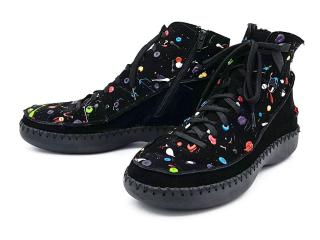 Dámská kotníková obuv 15 CRISTOF 002 CLAMP multicolor Velikost: 41, Barva: black