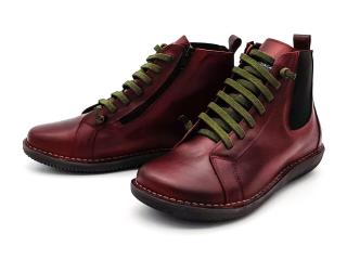 Dámská kotníková obuv 6012-00008 CHACAL bordo Velikost: 41, Barva: červená