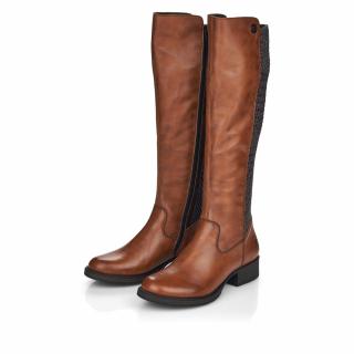 Dámské kozačky Z9591-22 Rieker hnědé Velikost: 40, Barva: braun