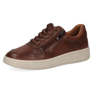 Dámské kožené polobotky 9-23301-41-335 Caprice hnědé Velikost: 40, Barva: cognac softnap