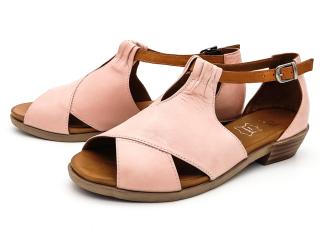 Dámské kožené sandálky 061-1125 béžová WILD Velikost: 36, Barva: béžová