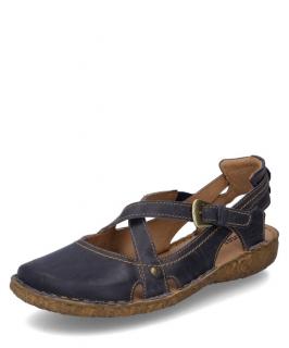 Dámské kožené sandálky 79513-530 Josef Seibel modrá Velikost: 39, Barva: ocean