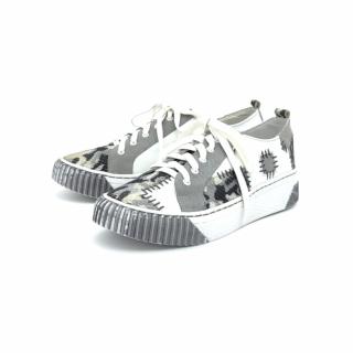 Dámské kožené tenisky 05355-11/00 MACIEJKA multicolor Velikost: 38, Barva: Bílá