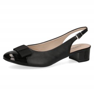 Dámské lodičky 9-29502-42-019 Caprice černé Velikost: 38,5, Barva: black comb