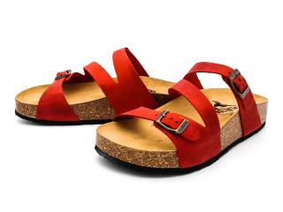 Dámské pantofle 341210 CP BOLINO ROJO Plakton červené Velikost: 41, Barva: rojo