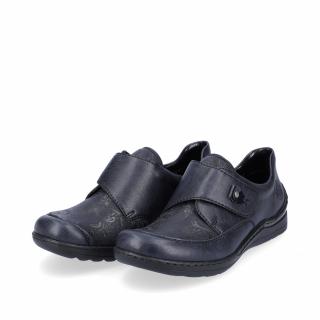 Dámské polobotky 48951-14 Rieker modré Velikost: 40, Barva: blau