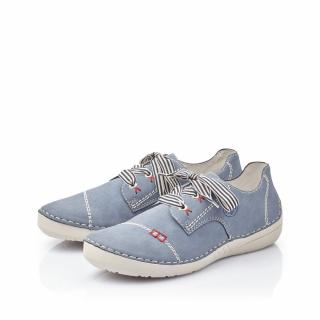Dámské polobotky 52520-14 Rieker modré Velikost: 37, Barva: blau