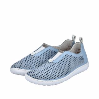 Dámské polobotky 52866-10 Rieker modré Velikost: 41, Barva: blau