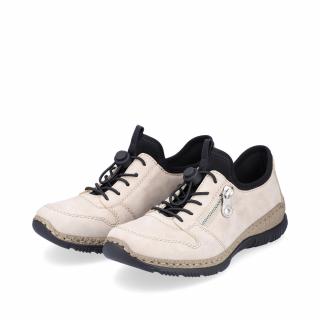 Dámské polobotky N32G0-60 Rieker béžové Velikost: 41, Barva: beige
