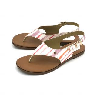 Dámské sandále 418043-6 AZA multicolor Velikost: 41, Barva: béžovorůžová
