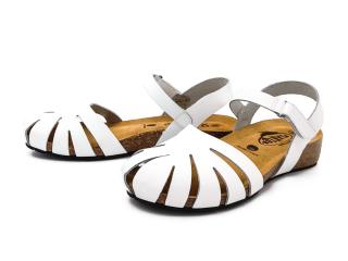 Dámské sandálky 775929 NORMA BLANCO Plakton bílé Velikost: 40, Barva: blanco