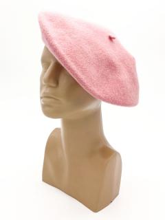 Dámský baret 366633 růžový Karpet