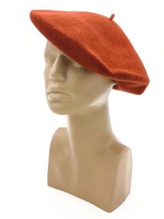 Dámský baret 366673 oranžový Karpet