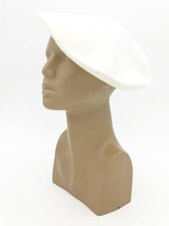 Dámský baret bílý Karpet
