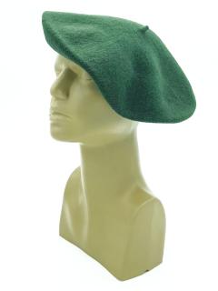 Dámský baret olivový Karpet