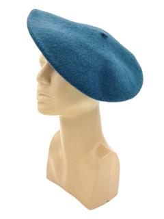 Dámský baret tm. petrol Karpet