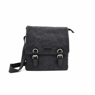 Pánská crossbody taška K6558-01 ANEKTA černá Velikost: BEZ, Barva: černá