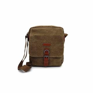 Pánská crossbody taška K6586-03 Anekta hnědá Velikost: 0, Barva: hnědá