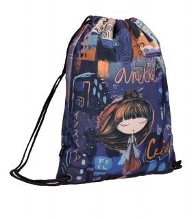 Vak na záda se stahovací tkanicí 37800-703 Anekke modrý, multicolor