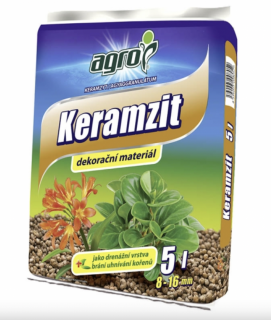 AGRO Keramzit 8-16 mm Objem substrátu: 5 l