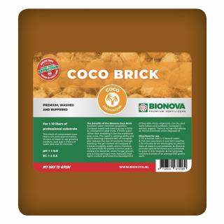 BioNova Coco Brick 10 l, dehydrovaný kokos briketa, BALENÍ 6 ks
