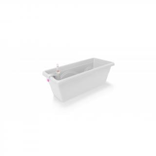 Plastkon samozavlažovací truhlík Extra Line Smart Bílá, 40x20.5x17 cm